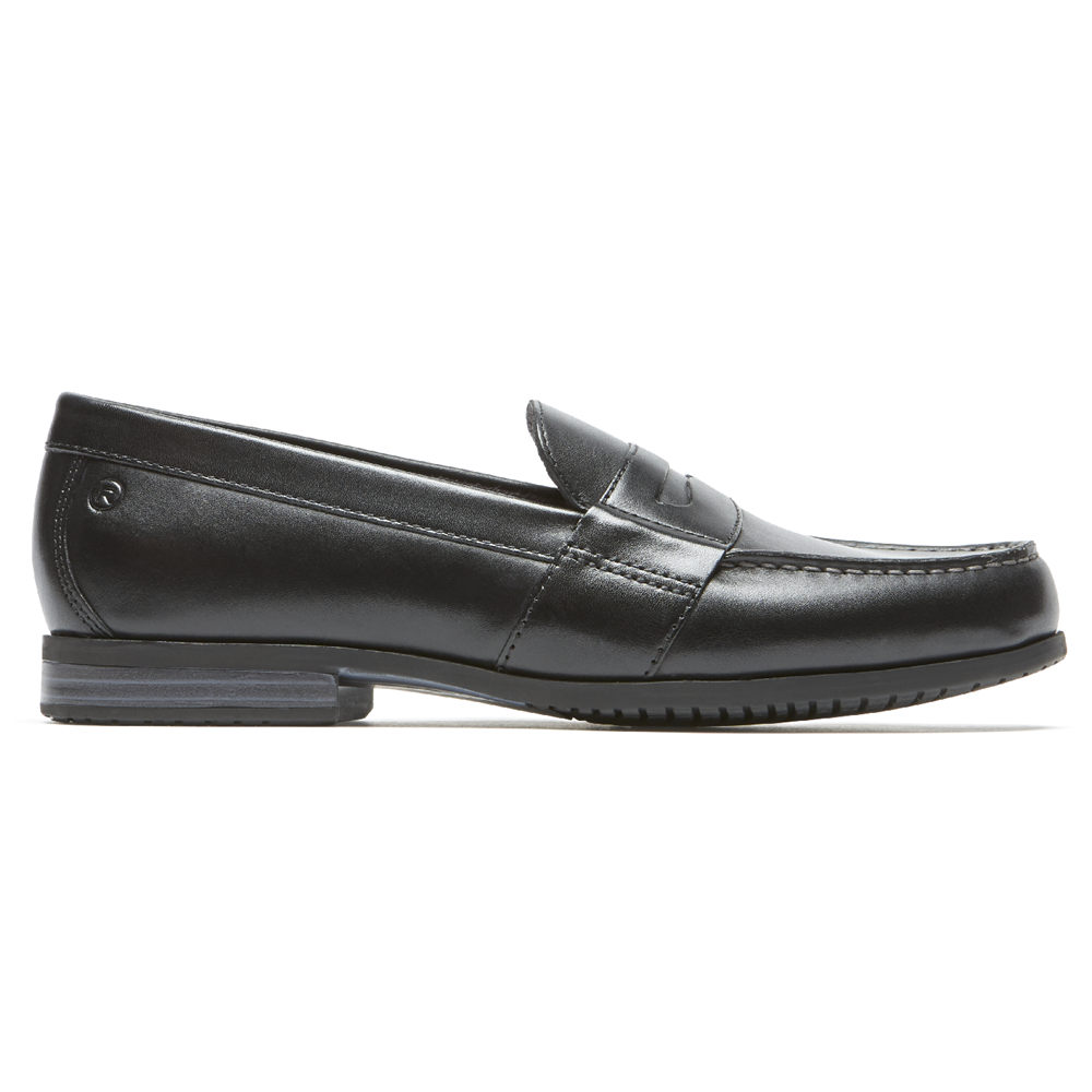 Rockport Mens Classic Lite 2 Penny - Loafers Black - IAH034589